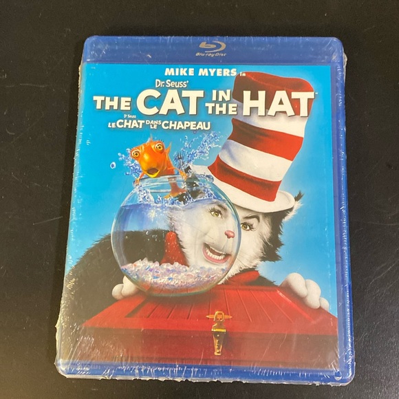 🛍️3/$10 🛍️ Dr. Seuss : The Cat In The Hat (Blu-ray) - Picture 1 of 2